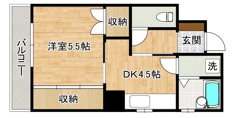 イエローマンション小倉 903号室 間取り