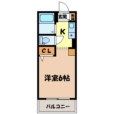 富士レイホービル第５ 間取り図