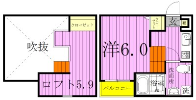 セルバ 103号室 間取り