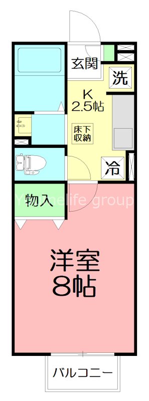 マ・メゾンASUKAⅡ 106号室 間取り