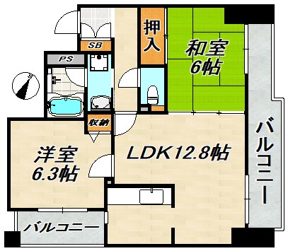 第２テルアキビル 間取り図