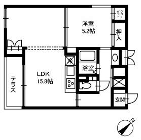 セゾンドルフ柊 203号室 間取り