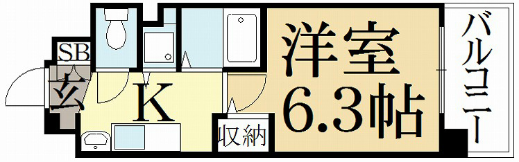 プレサンス京都修学院 間取り