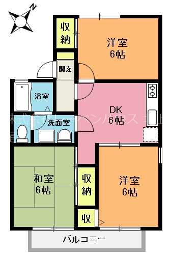 プレジオ大沢A 間取り