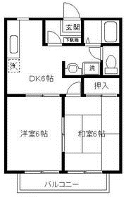 バンベール芦名 間取り図