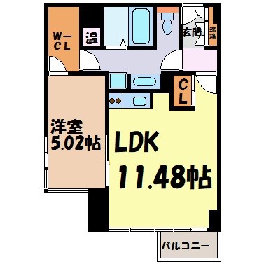 ミュプレ矢場町 間取り図