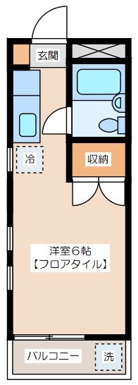 フジハイツ 101号室 間取り