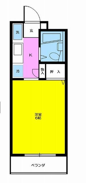 ライン六会マンション 間取り