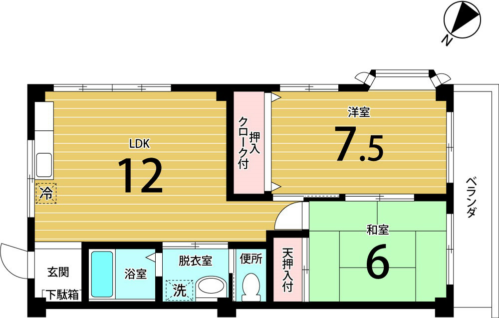 ロイヤルワコー 間取り