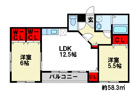 シャルムシャトー貴江 間取り