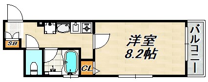 リヴィエーラ須磨 間取り図