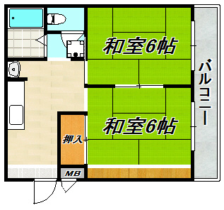 ケントハウス 間取り図