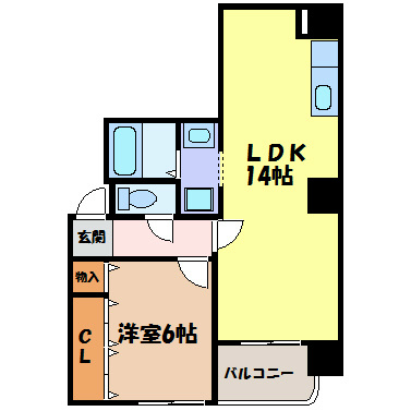 ルプソアール東山 間取り図