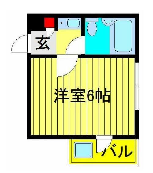 102号室 間取り