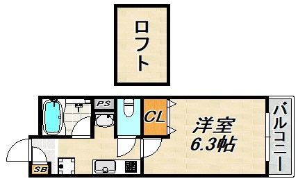 コスティエーロ須磨 間取り図