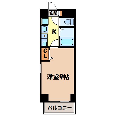 ファミール今池 間取り図