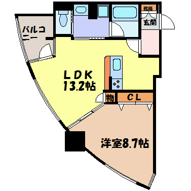 ドゥーエ上前津 間取り図