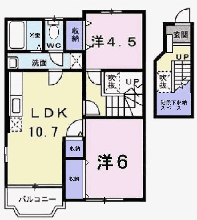 カリーノ・Ｓ 間取り図