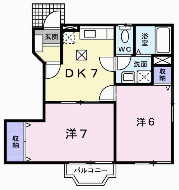 リバーサイドパレス松陽 間取り図