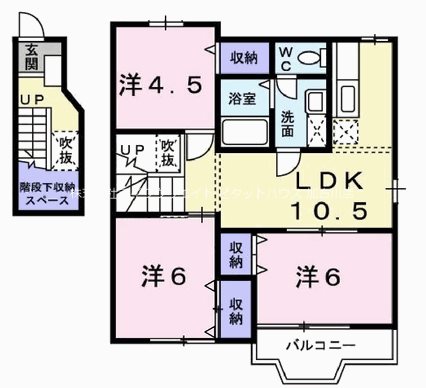 ピサンリ 間取り図