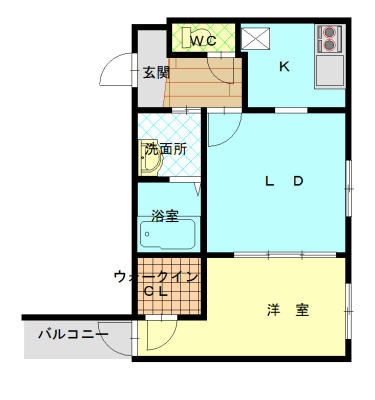 フジパレス若江岩田 間取り