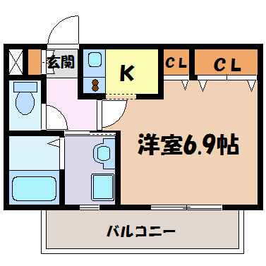 プレサンス金山グリーンパークス 間取り図