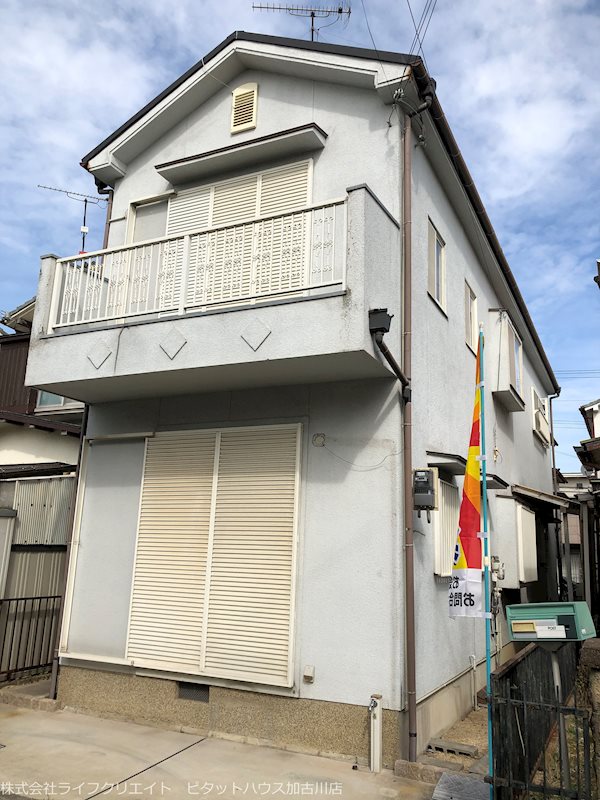 野口長砂貸家 ベランダ