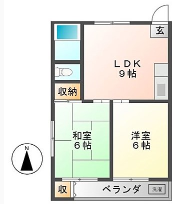 愛知県名古屋市中村区本陣通５丁目 間取り