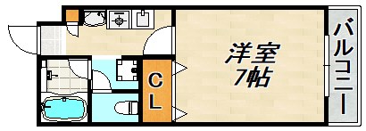 北野マンション 間取り図