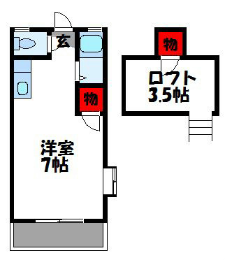エクセル新宮駅前 106号室 間取り