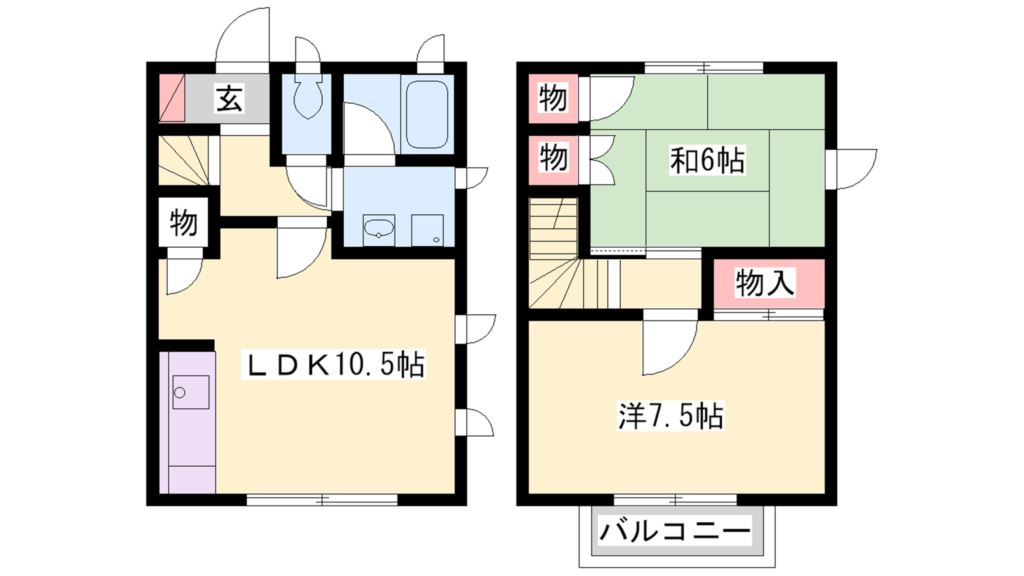 グリーンハイツ　Ｃ棟 間取り図