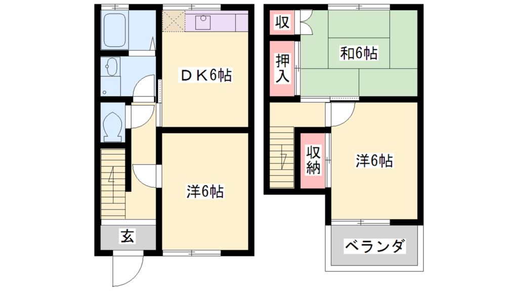 メゾン平成 間取り図