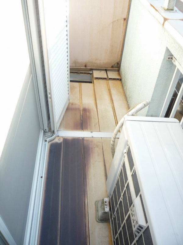 共恵アパート  ベランダ