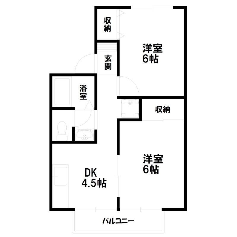 メゾン・ド・尾上 間取り図