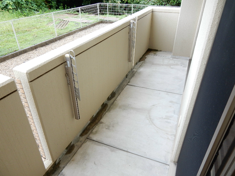 ラビアンローズ ベランダ