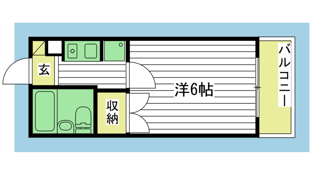 イーストドミトリーⅠ 間取り図