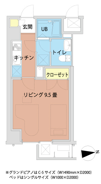 新百合和田文ビル 間取り図