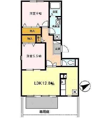 プリシェールシャンブル 間取り図