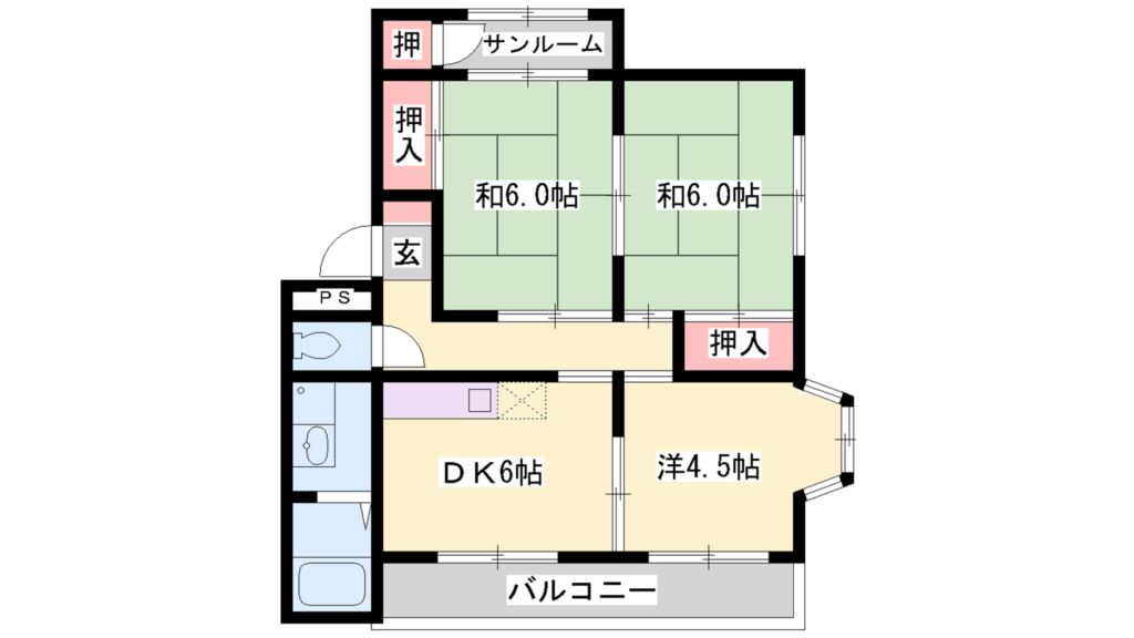 第３クリスタルハイツ 間取り図
