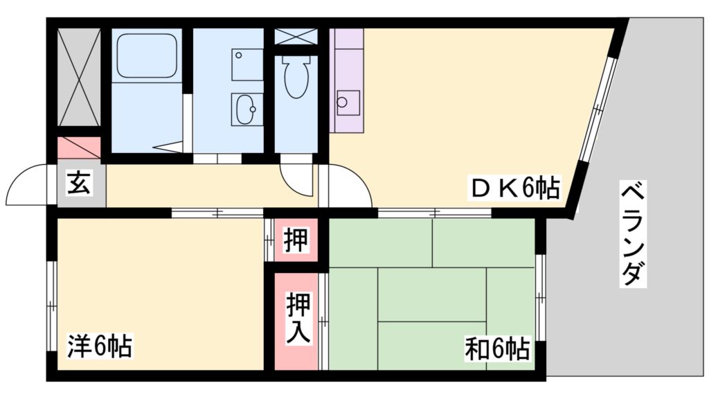 ハイムマツモト 間取り図