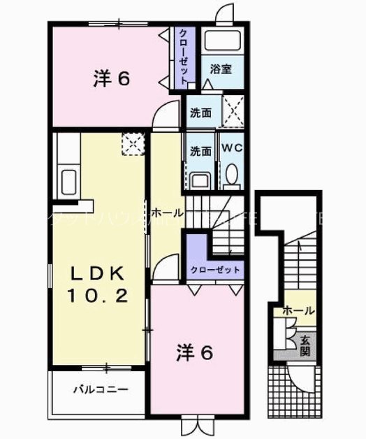 アウローラB 間取り図