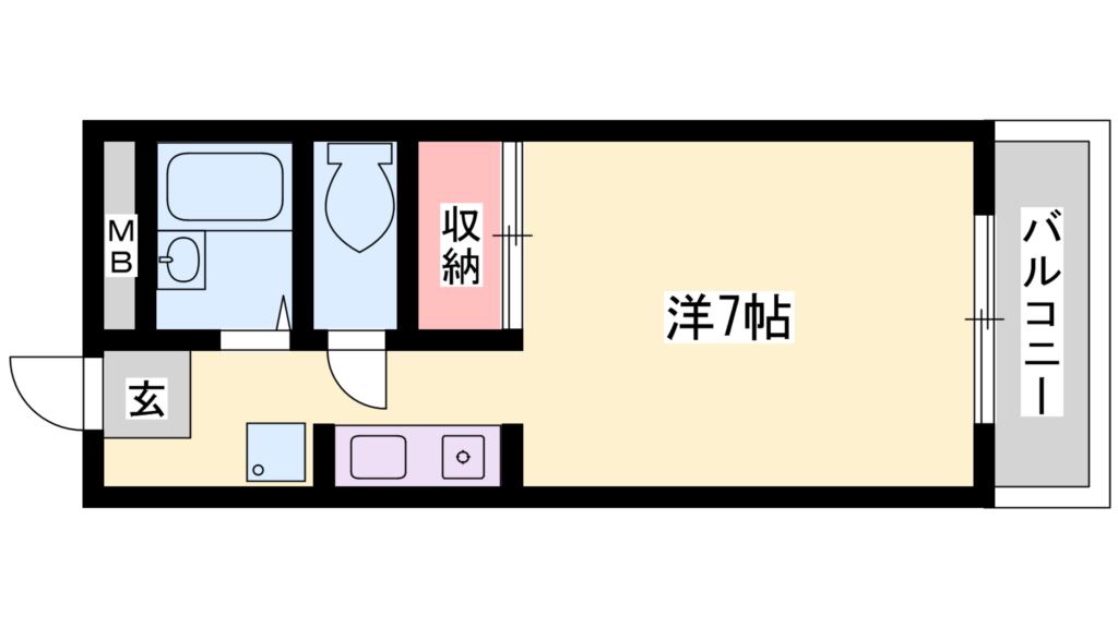 コーポTMY 間取り図