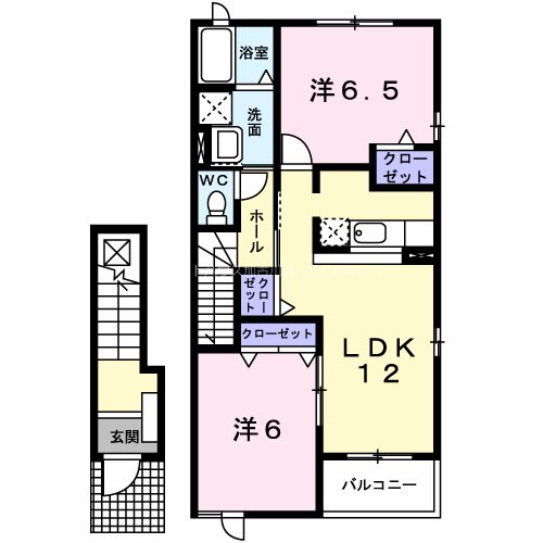 アドバンス　栄 間取り図