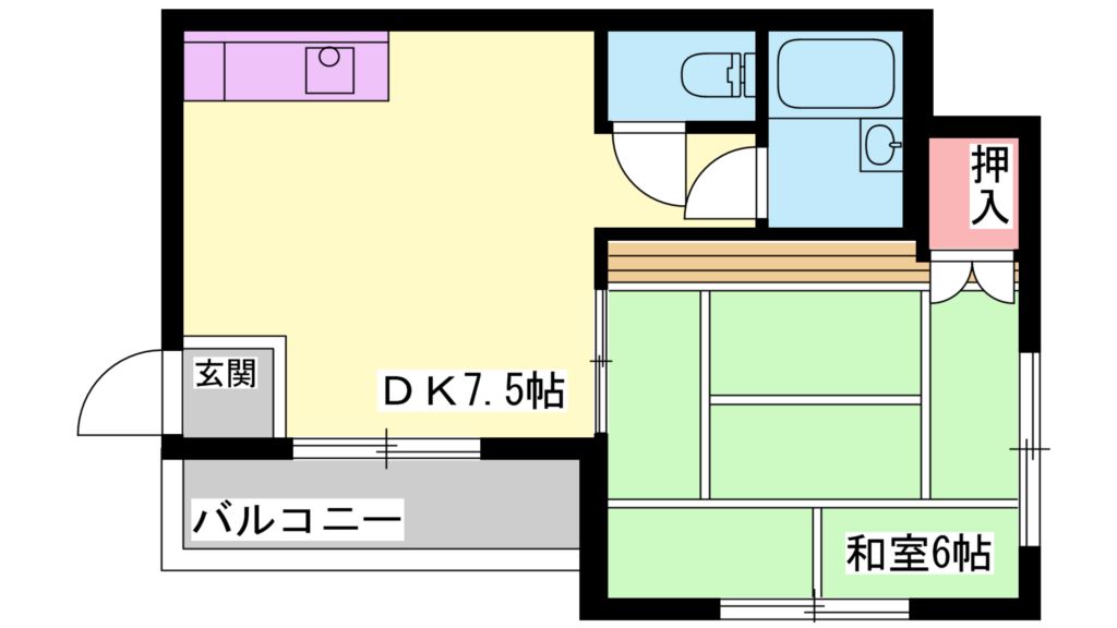 リバティ西脇 間取り図