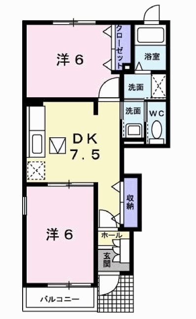 アウローラA 間取り図