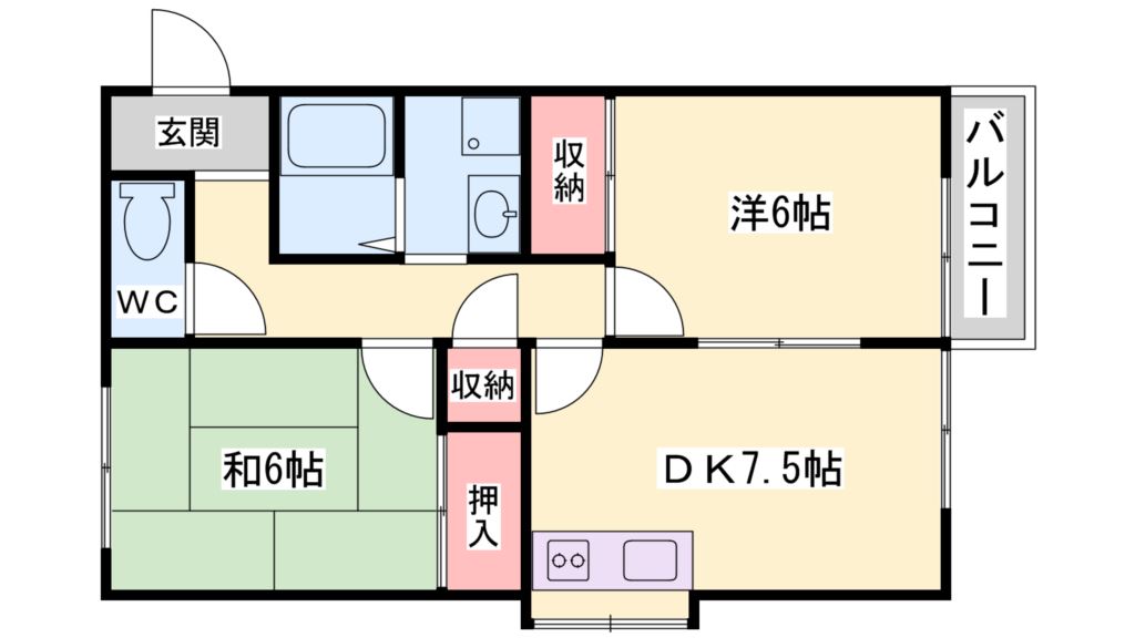 エクレールⅡ 間取り図