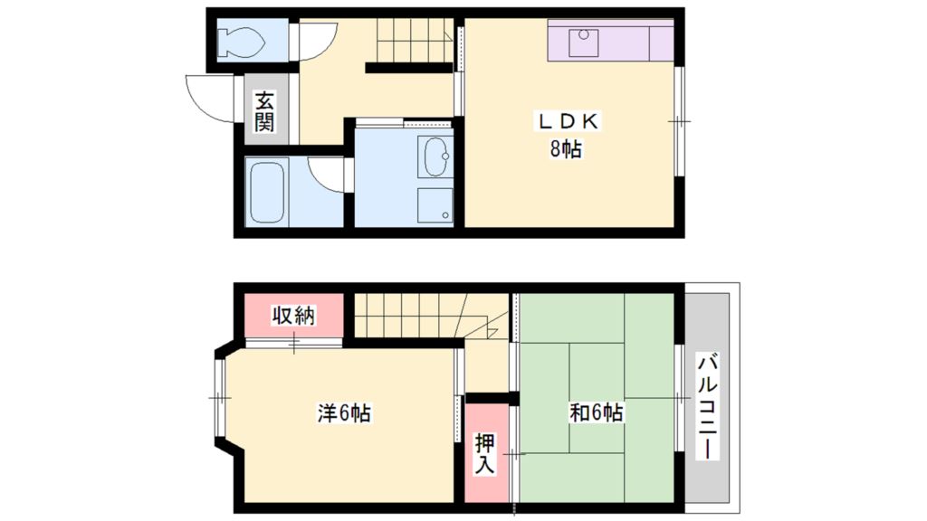 リバティーハウス曽根 間取り図
