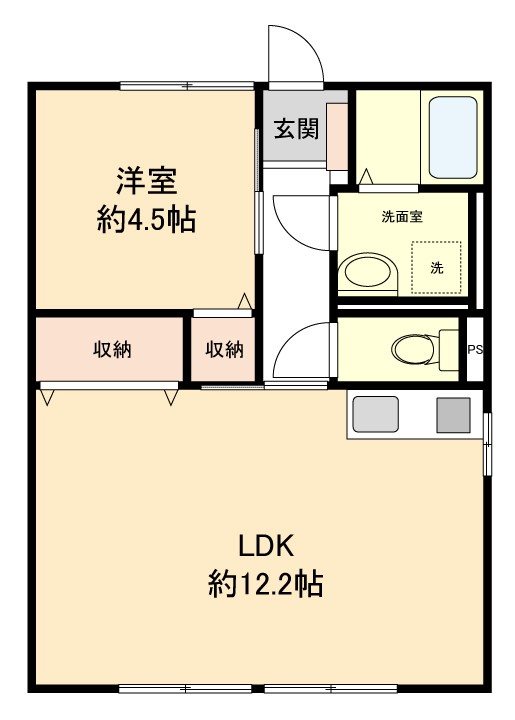 ウエダハイツ 間取り図