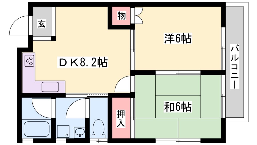 ハイツメイフェア 間取り図