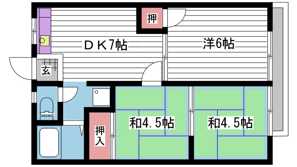 レピュート 間取り図